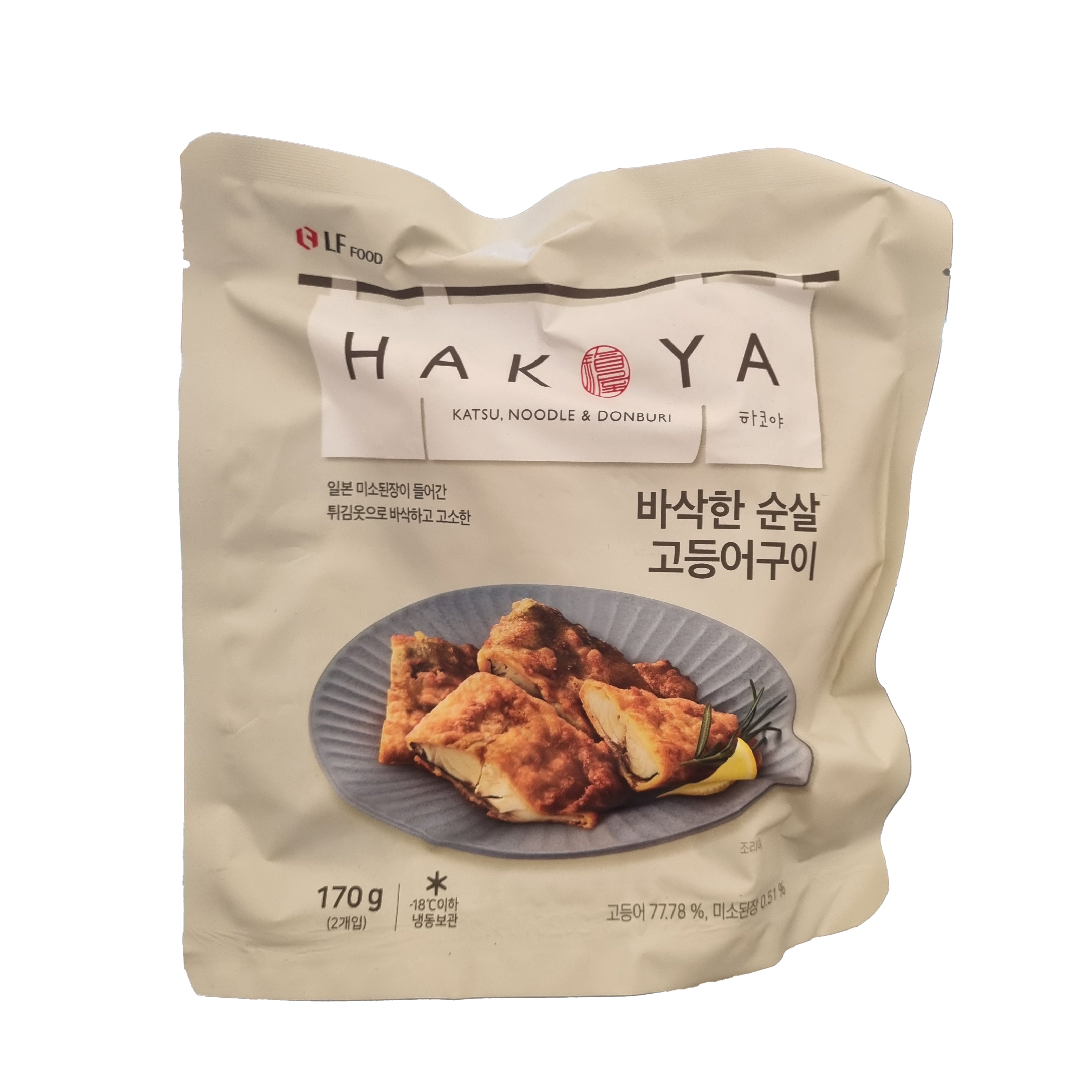 HAKOYA Fried mackerel 바삭한 순살 고등어구이 170g